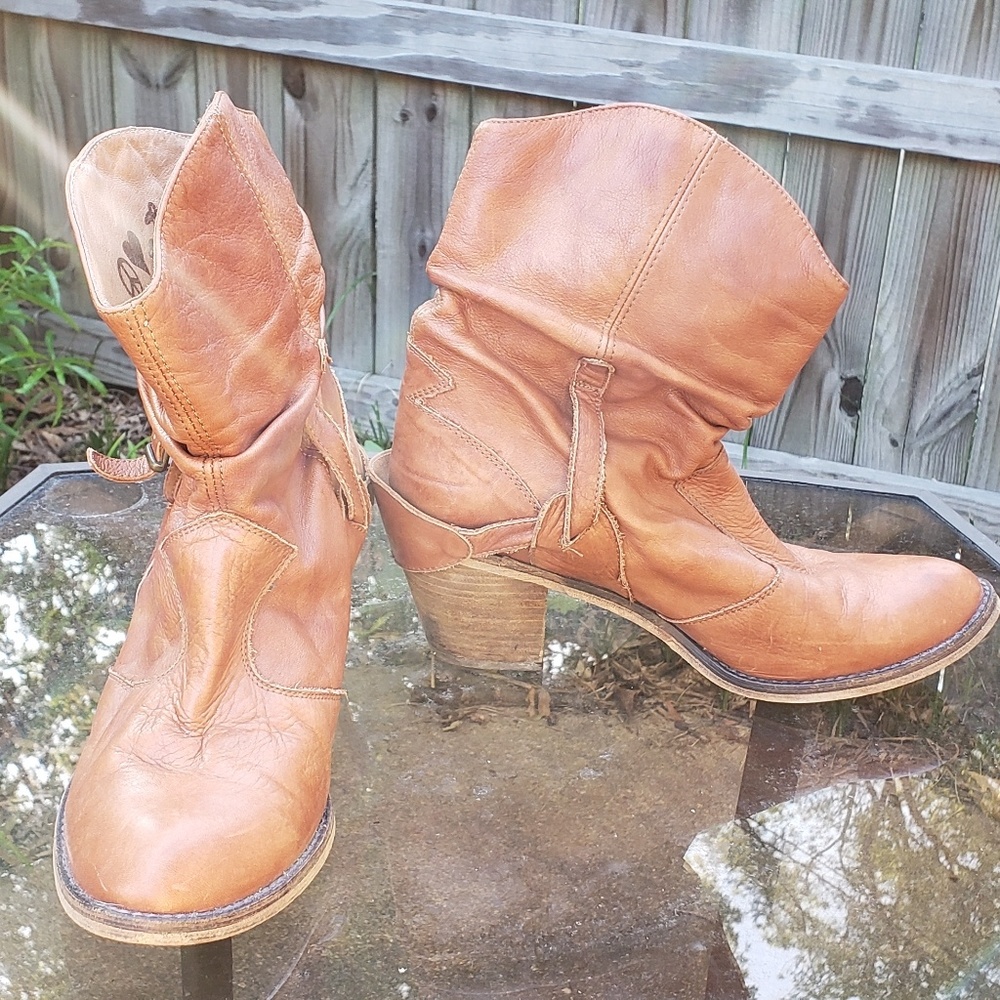 Steve madden leather boots